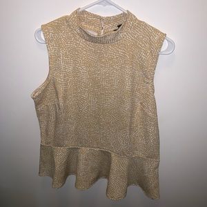 Banana Republic Peplum Top, Size Large, Small